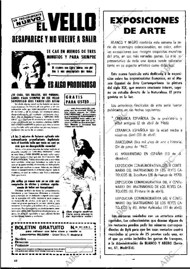 BLANCO Y NEGRO MADRID 01-05-1971 página 42