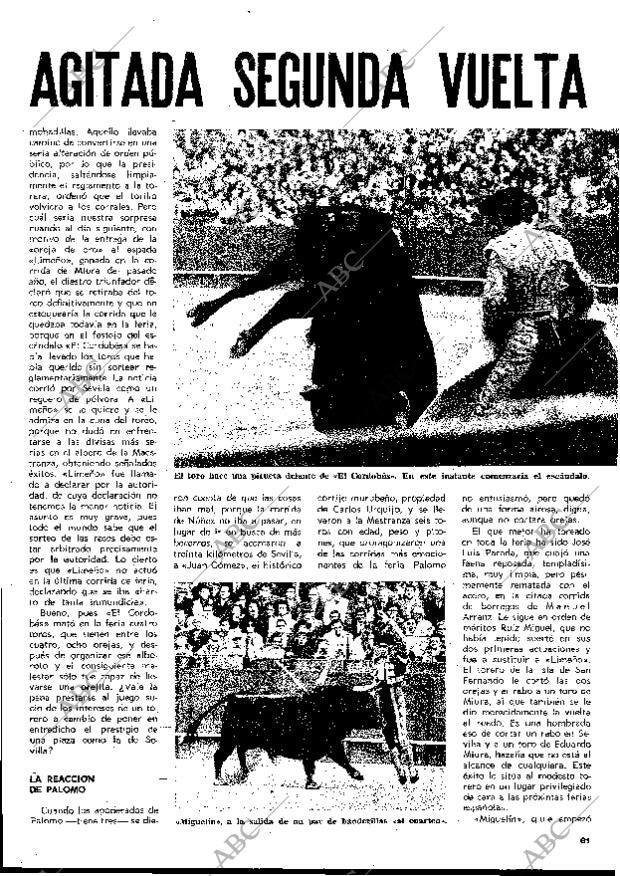 BLANCO Y NEGRO MADRID 01-05-1971 página 61