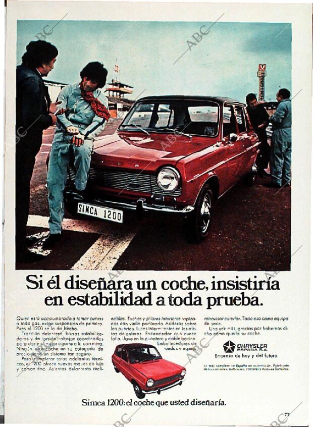 BLANCO Y NEGRO MADRID 01-05-1971 página 77