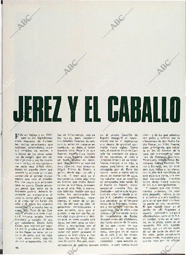 BLANCO Y NEGRO MADRID 01-05-1971 página 78