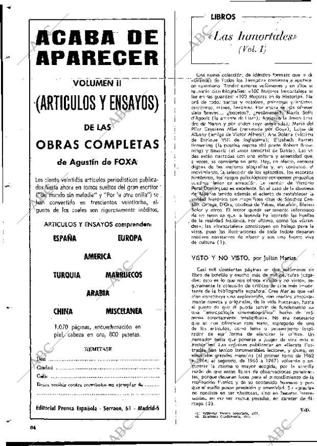 BLANCO Y NEGRO MADRID 01-05-1971 página 94