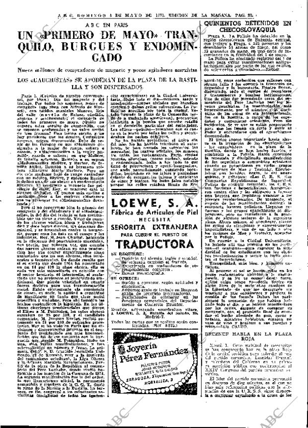 ABC MADRID 02-05-1971 página 23