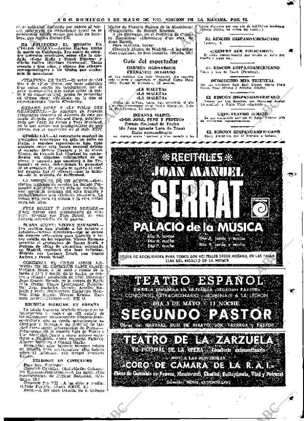 ABC MADRID 02-05-1971 página 73