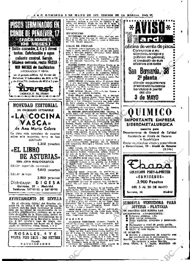 ABC MADRID 02-05-1971 página 77