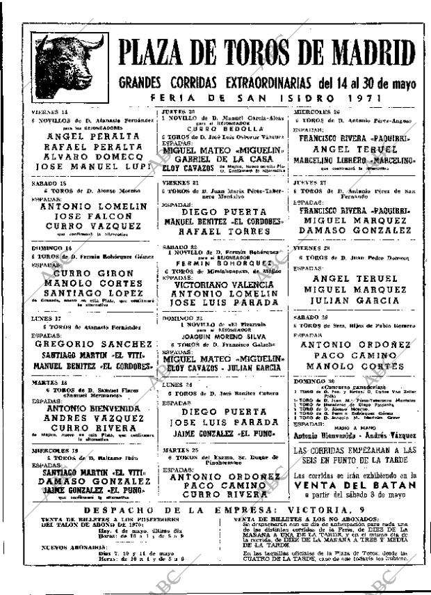 ABC MADRID 04-05-1971 página 128