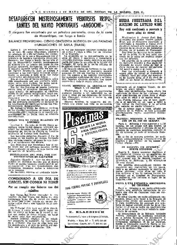ABC MADRID 04-05-1971 página 41