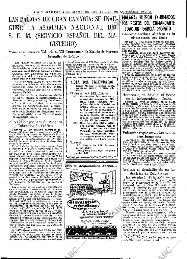 ABC MADRID 04-05-1971 página 45