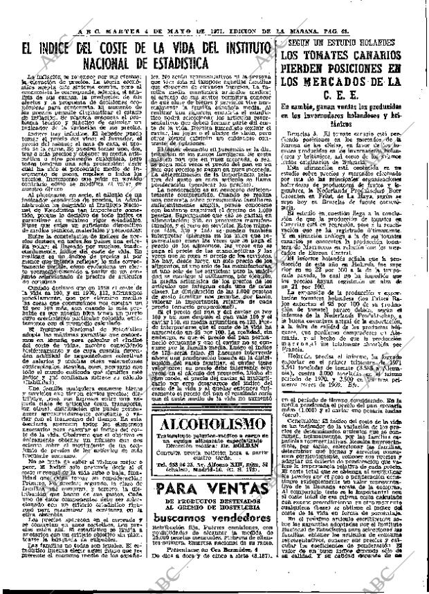 ABC MADRID 04-05-1971 página 63