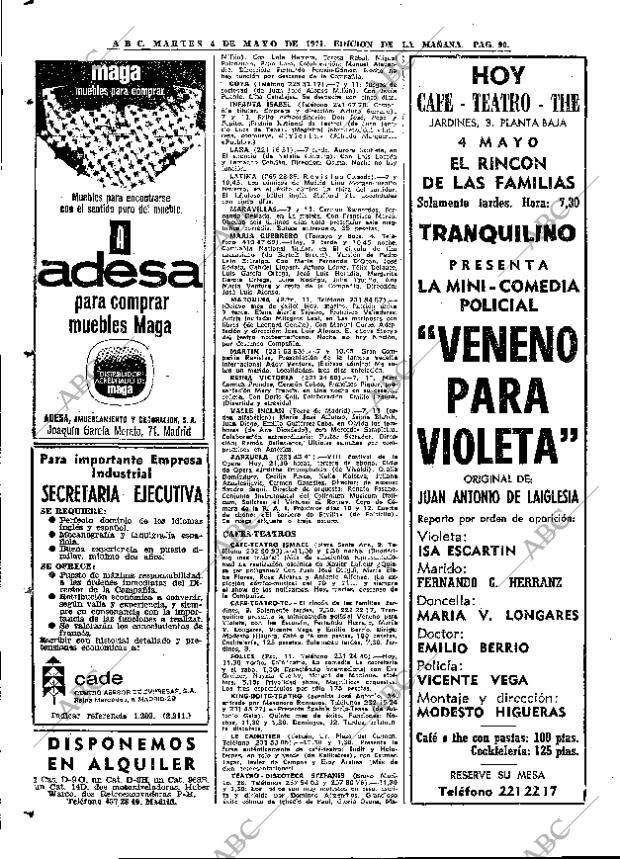ABC MADRID 04-05-1971 página 90