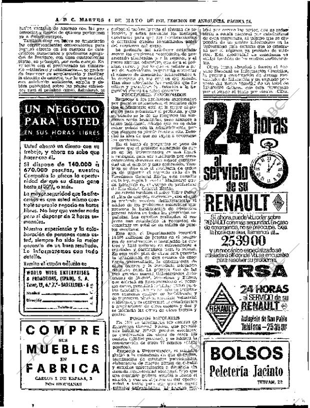 ABC SEVILLA 04-05-1971 página 22