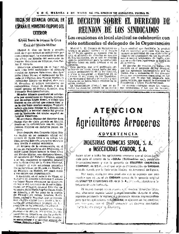 ABC SEVILLA 04-05-1971 página 23