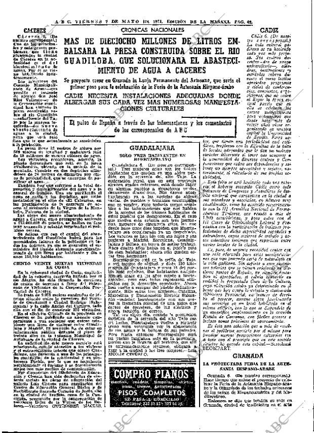 ABC MADRID 07-05-1971 página 49