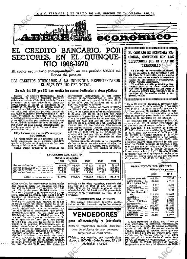 ABC MADRID 07-05-1971 página 73