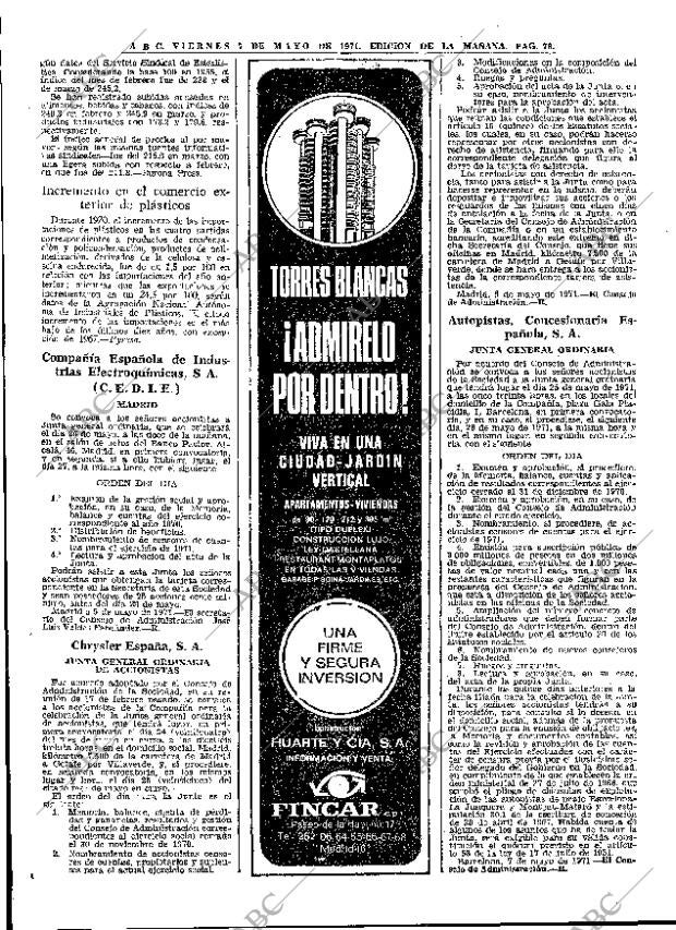 ABC MADRID 07-05-1971 página 76