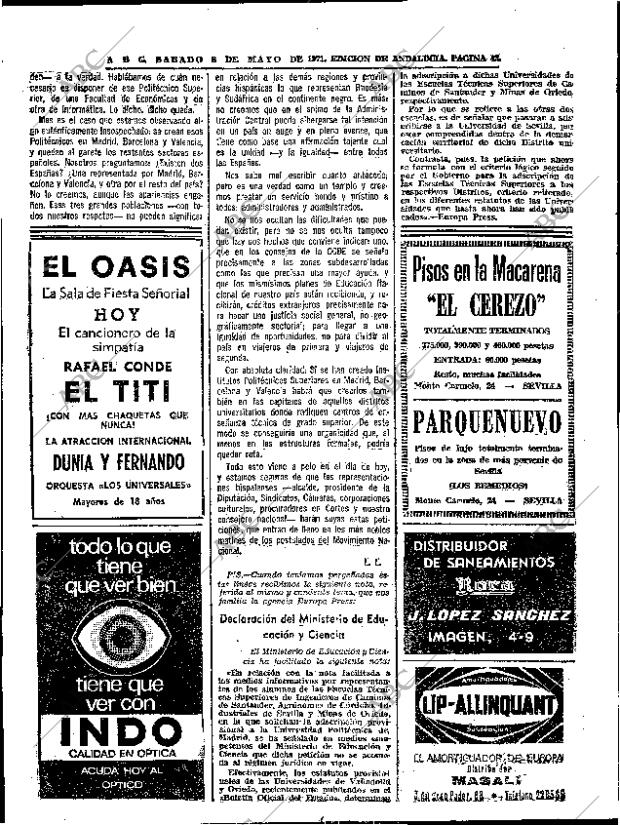 ABC SEVILLA 08-05-1971 página 42
