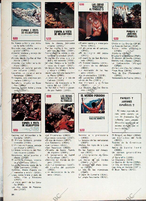 BLANCO Y NEGRO MADRID 08-05-1971 página 84