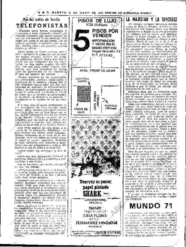 ABC SEVILLA 11-05-1971 página 63