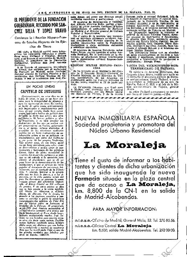 ABC MADRID 12-05-1971 página 39