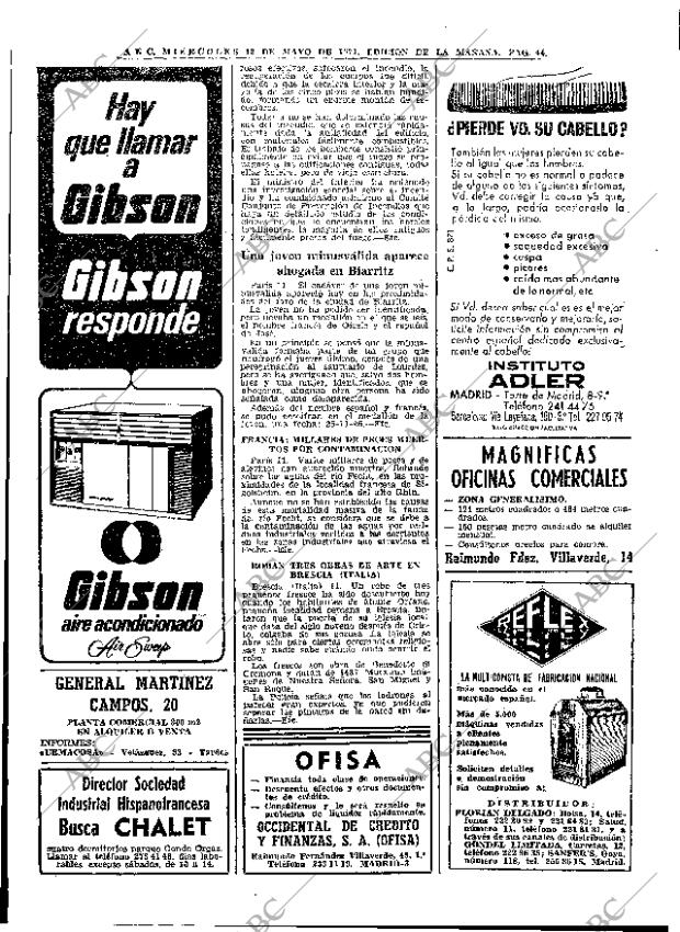ABC MADRID 12-05-1971 página 44