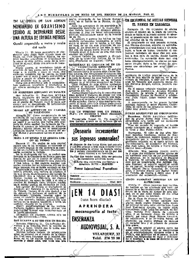ABC MADRID 12-05-1971 página 45