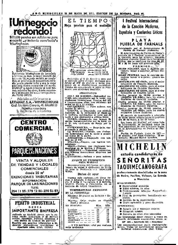 ABC MADRID 12-05-1971 página 46