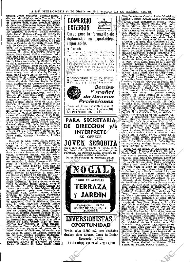 ABC MADRID 12-05-1971 página 62