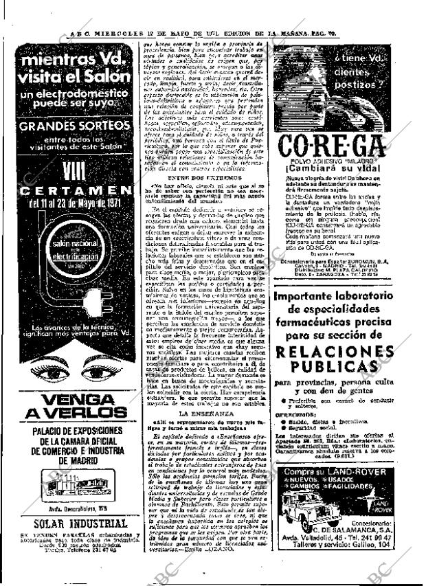 ABC MADRID 12-05-1971 página 70