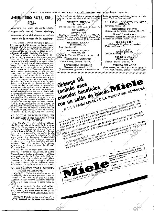 ABC MADRID 12-05-1971 página 75