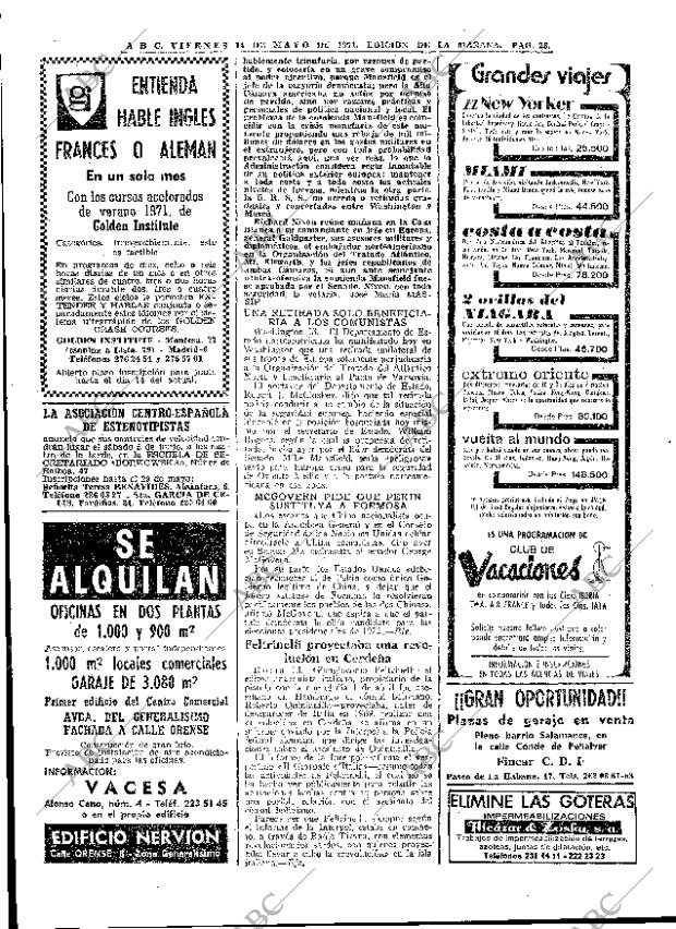 ABC MADRID 14-05-1971 página 28