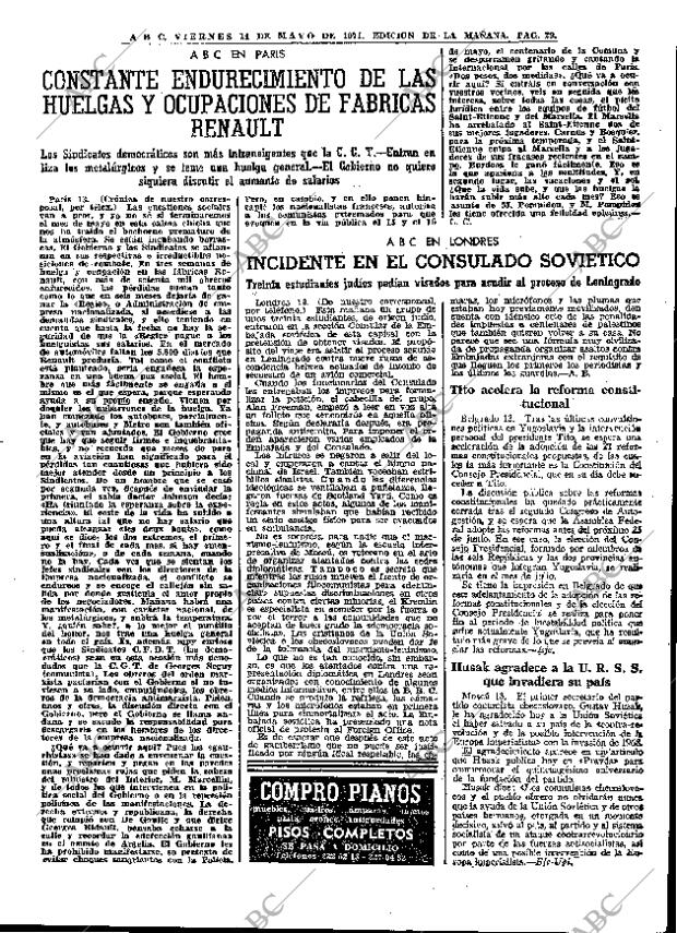 ABC MADRID 14-05-1971 página 29