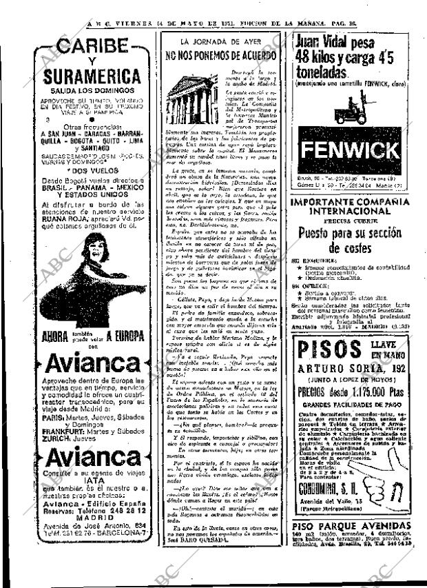 ABC MADRID 14-05-1971 página 36