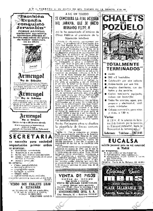 ABC MADRID 14-05-1971 página 44
