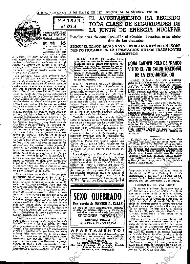 ABC MADRID 14-05-1971 página 51