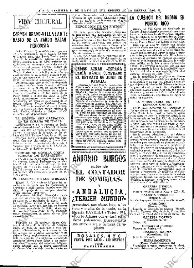 ABC MADRID 14-05-1971 página 57