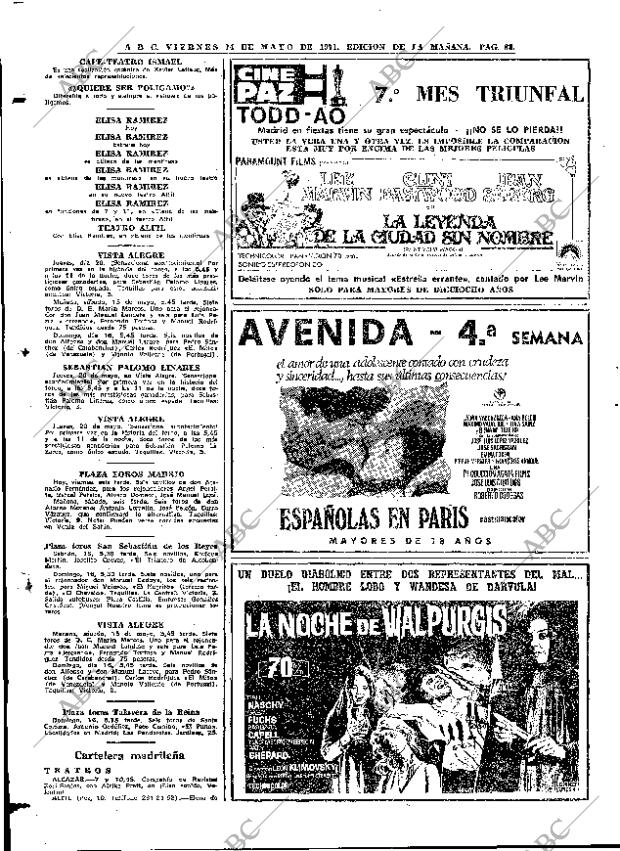 ABC MADRID 14-05-1971 página 88