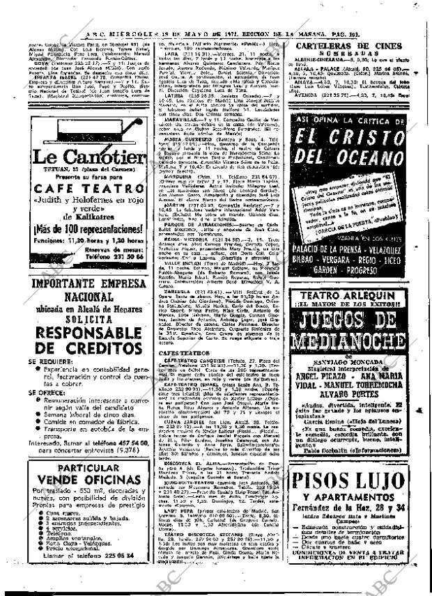 ABC MADRID 19-05-1971 página 101