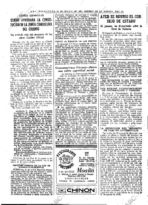 ABC MADRID 19-05-1971 página 41