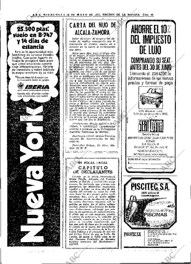 ABC MADRID 19-05-1971 página 42