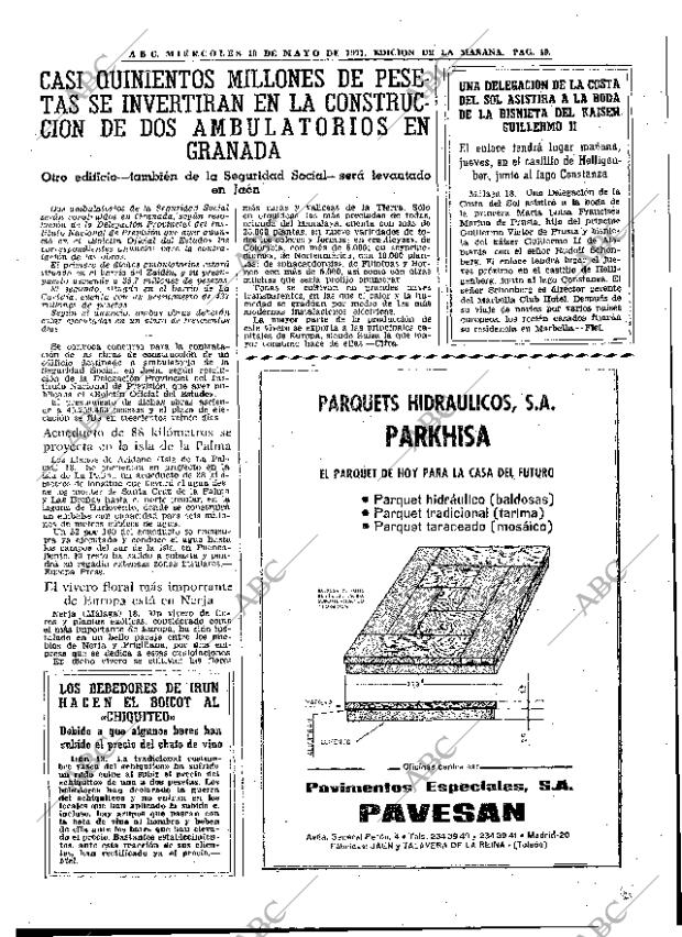 ABC MADRID 19-05-1971 página 49