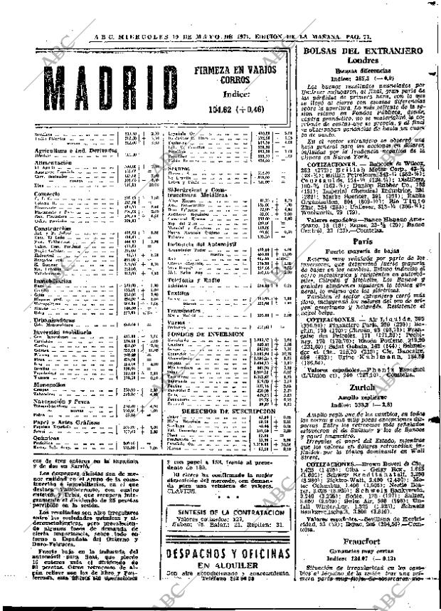 ABC MADRID 19-05-1971 página 77