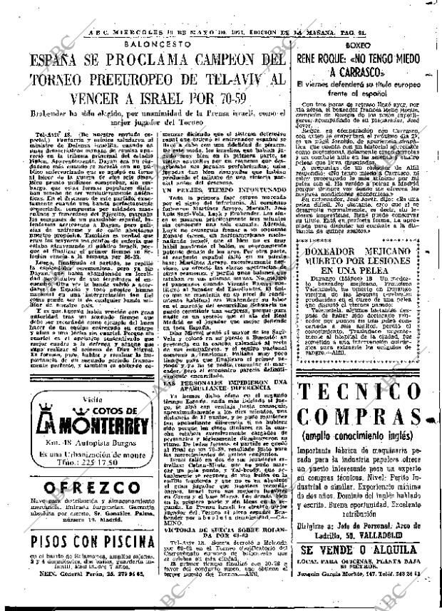 ABC MADRID 19-05-1971 página 91