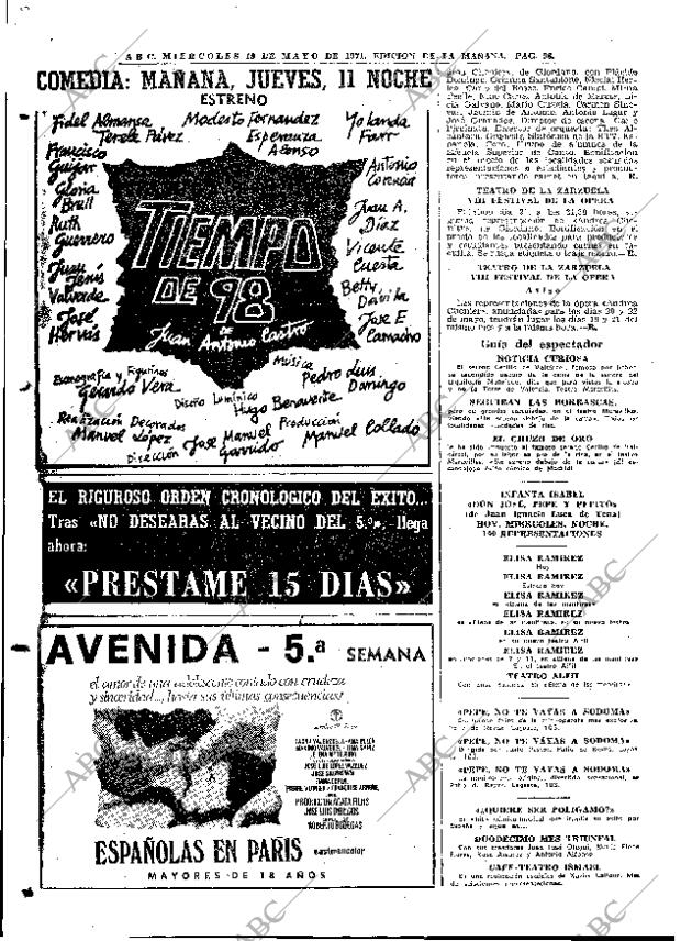 ABC MADRID 19-05-1971 página 98