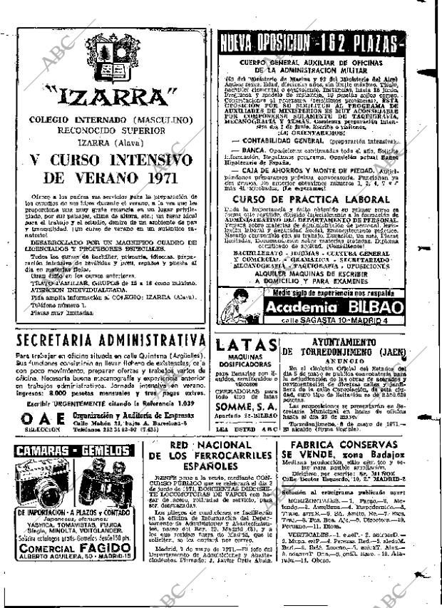 ABC MADRID 20-05-1971 página 123