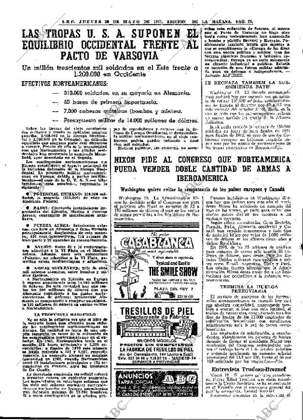 ABC MADRID 20-05-1971 página 31