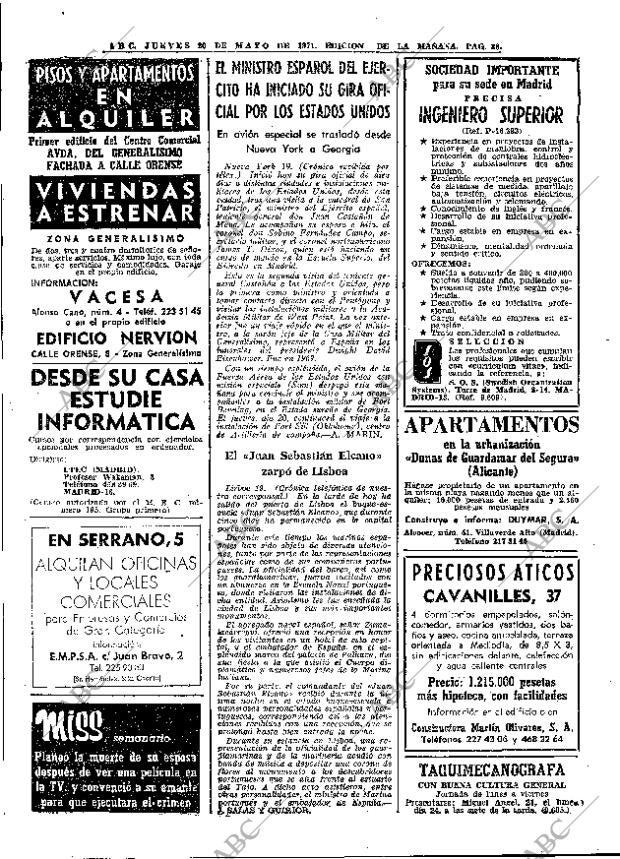 ABC MADRID 20-05-1971 página 38