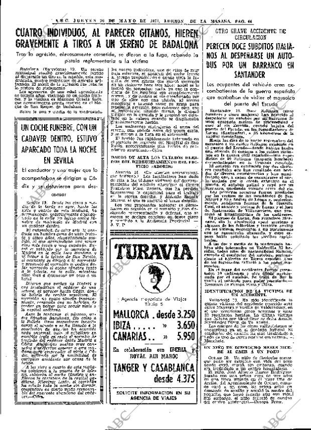 ABC MADRID 20-05-1971 página 44
