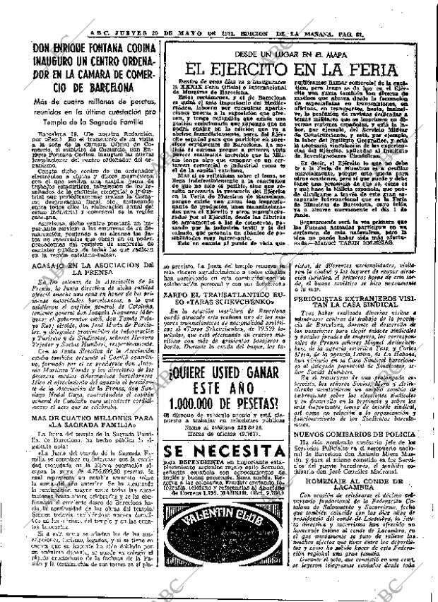 ABC MADRID 20-05-1971 página 51
