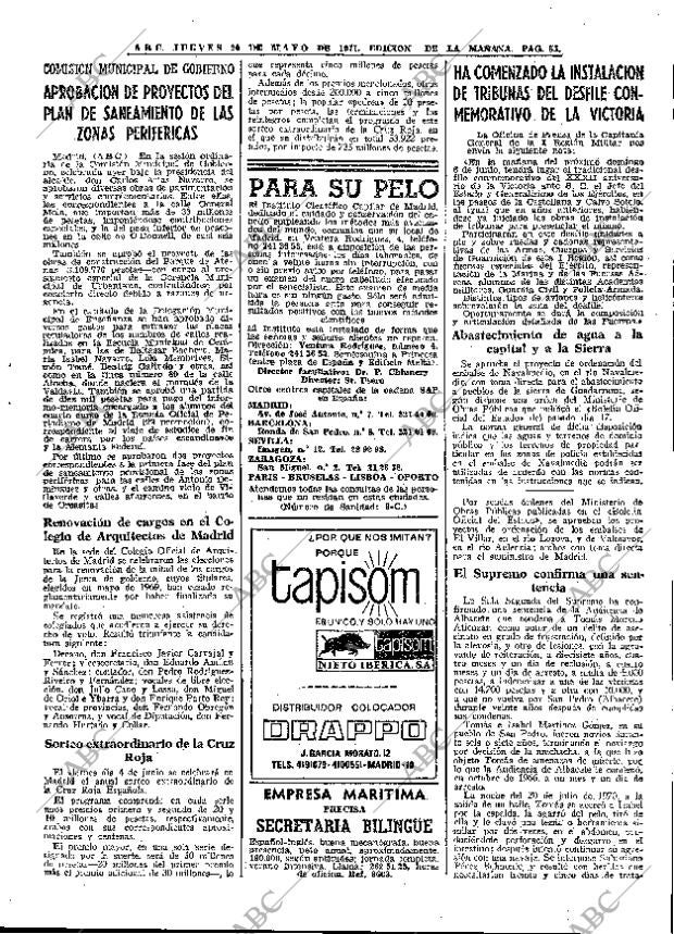 ABC MADRID 20-05-1971 página 55
