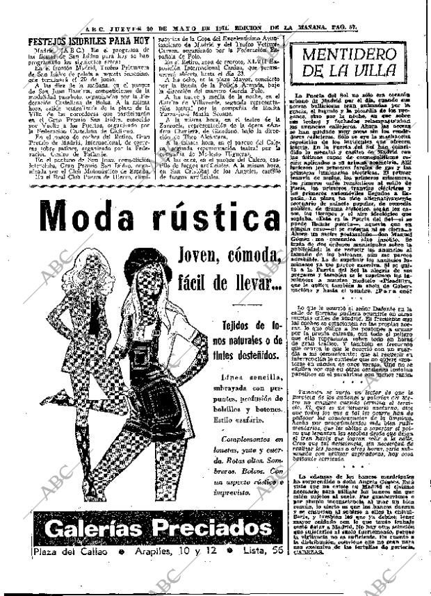 ABC MADRID 20-05-1971 página 57