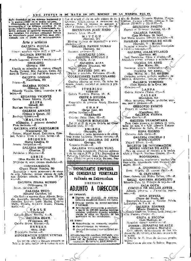 ABC MADRID 20-05-1971 página 64